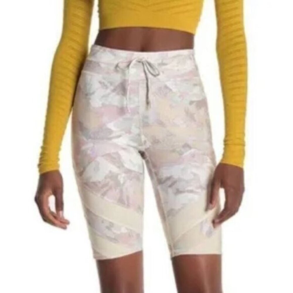 NWT Free People | Movement Day Break Pastel Mesh Bike Shorts Size XS